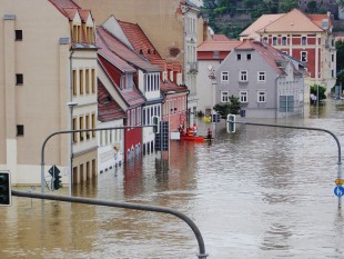 Bebauung in Überschwemmungsgebieten